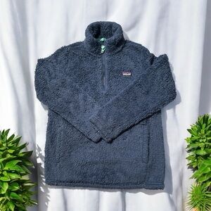 Patagonia Los Gatos Fleece 1/4-Zip Blue Size 12